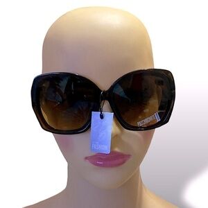 Oversized Sunglasses Dark Goth Brown Streetwear BALLETCORE Casual NWT